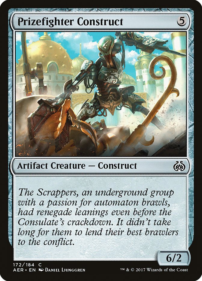 Prizefighter Construct [Aether Revolt] | Gate City Games LLC