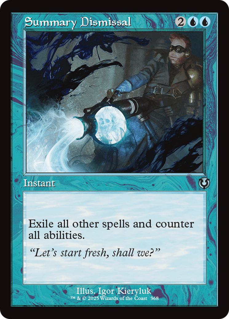 Summary Dismissal (Retro Frame) [Innistrad Remastered] | Gate City Games LLC