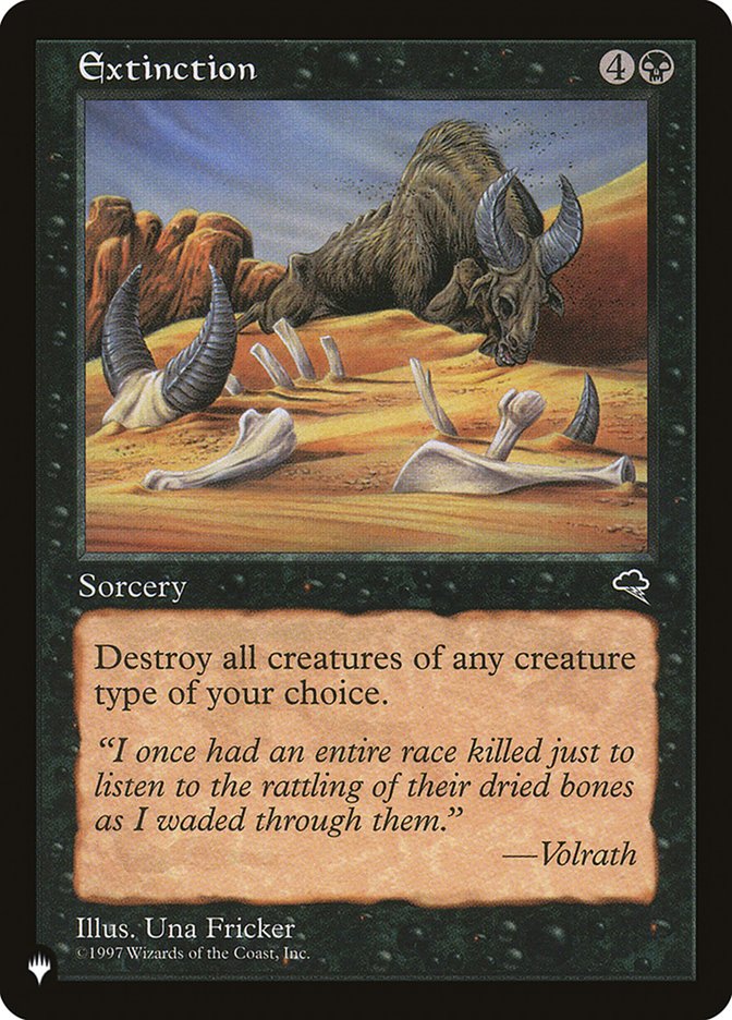 Extinction [The List] | Gate City Games LLC