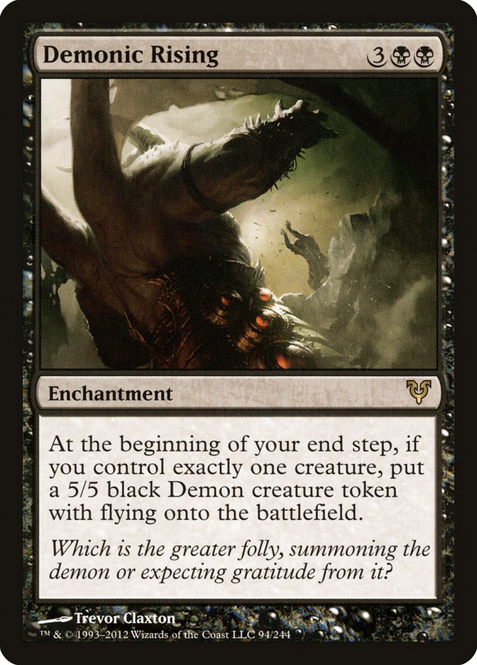 Demonic Rising [Avacyn Restored] | Gate City Games LLC