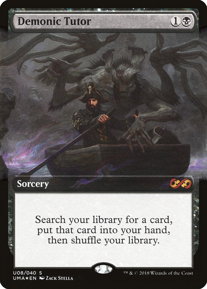 Demonic Tutor (Topper) [Ultimate Masters Box Topper] | Gate City Games LLC