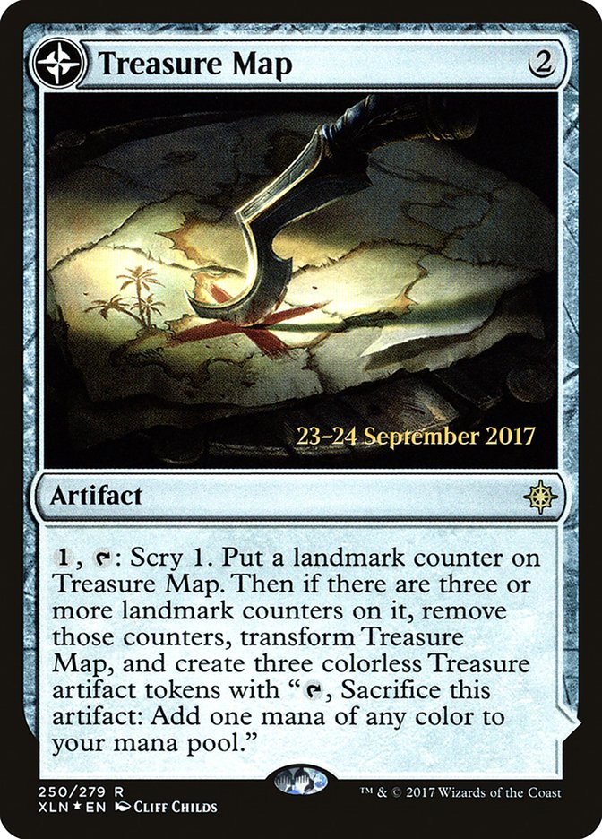 Treasure Map // Treasure Cove [Ixalan Prerelease Promos] | Gate City Games LLC