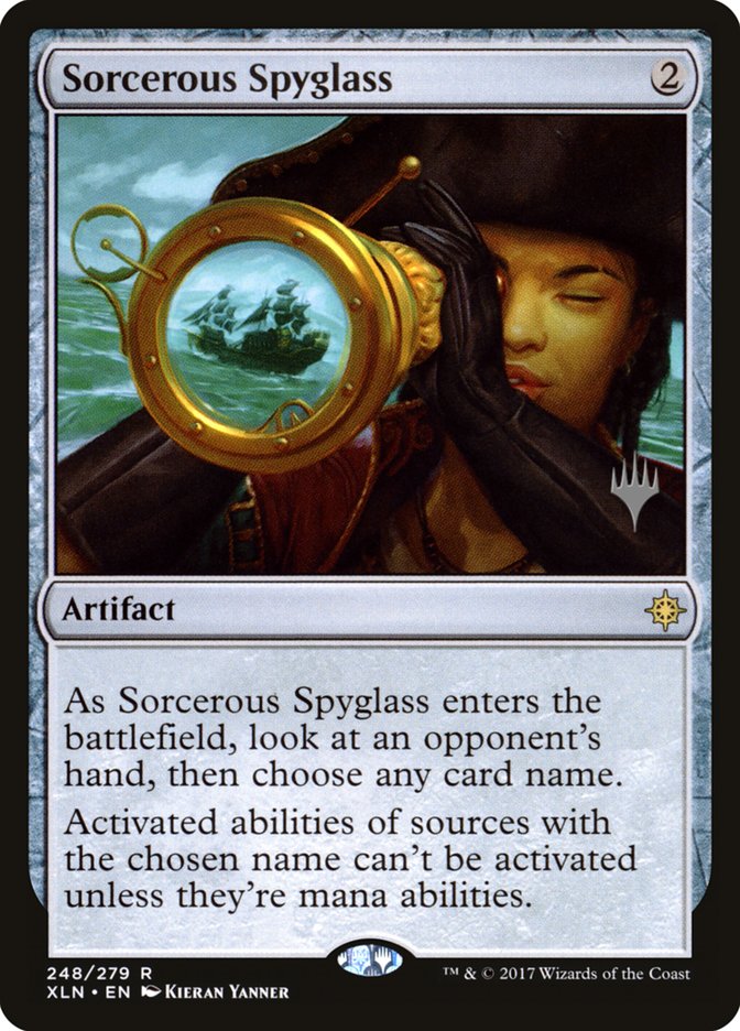 Sorcerous Spyglass (Promo Pack) [Ixalan Promos] | Gate City Games LLC