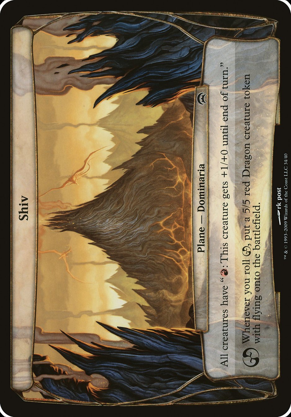 Shiv (Planes) [Planechase Planes] | Gate City Games LLC