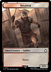 Radiation // Soldier (0010) Double-Sided Token [Fallout Tokens] | Gate City Games LLC