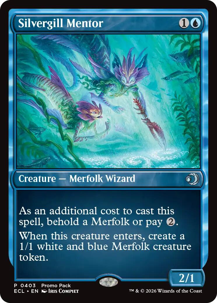 Silvergill Mentor [Lorwyn Eclipsed Promos] | Gate City Games LLC