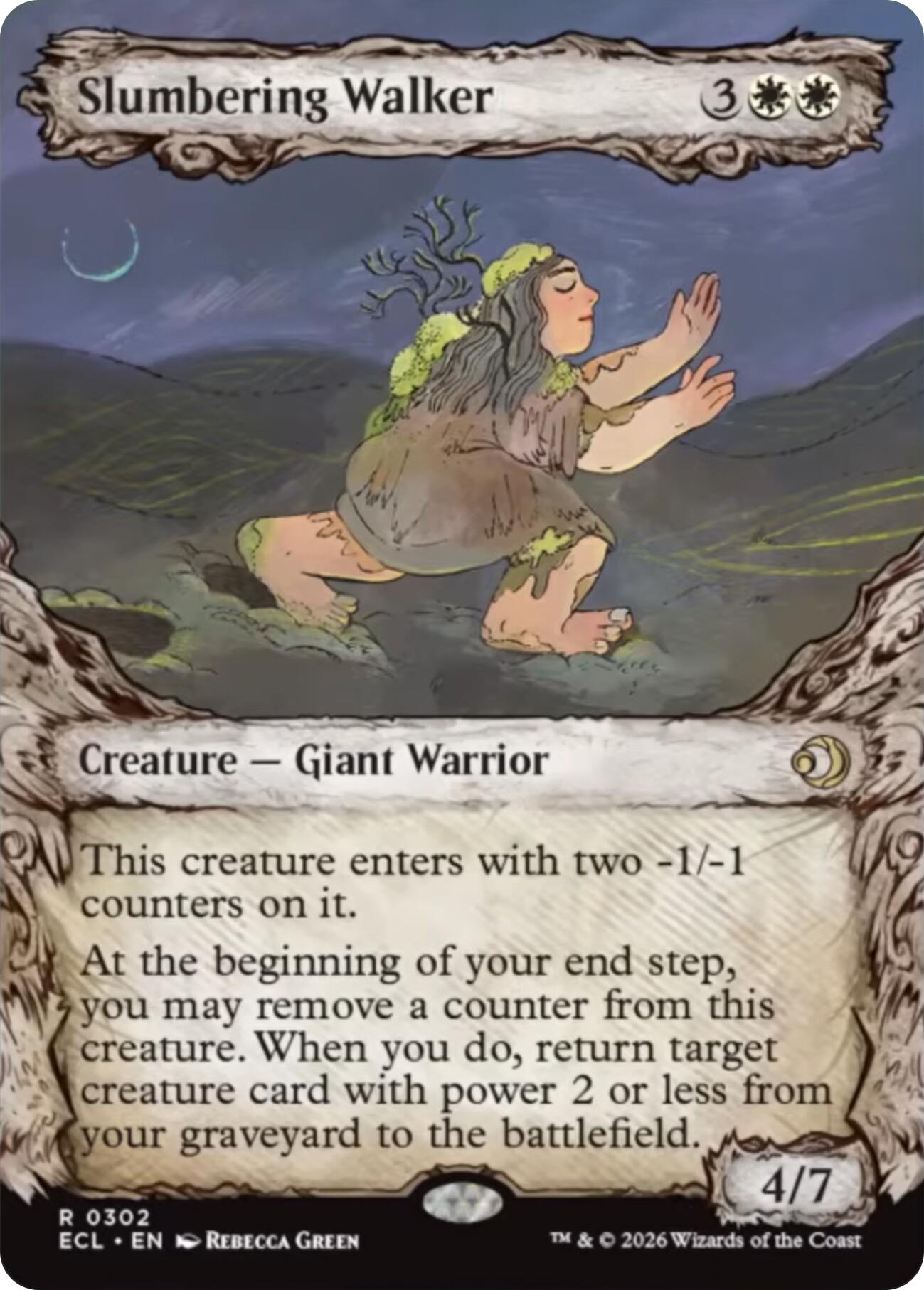 Slumbering Walker (Showcase) [Lorwyn Eclipsed] | Gate City Games LLC