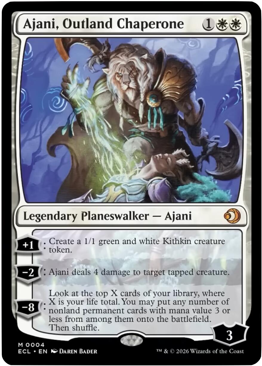 Ajani, Outland Chaperone [Lorwyn Eclipsed] | Gate City Games LLC