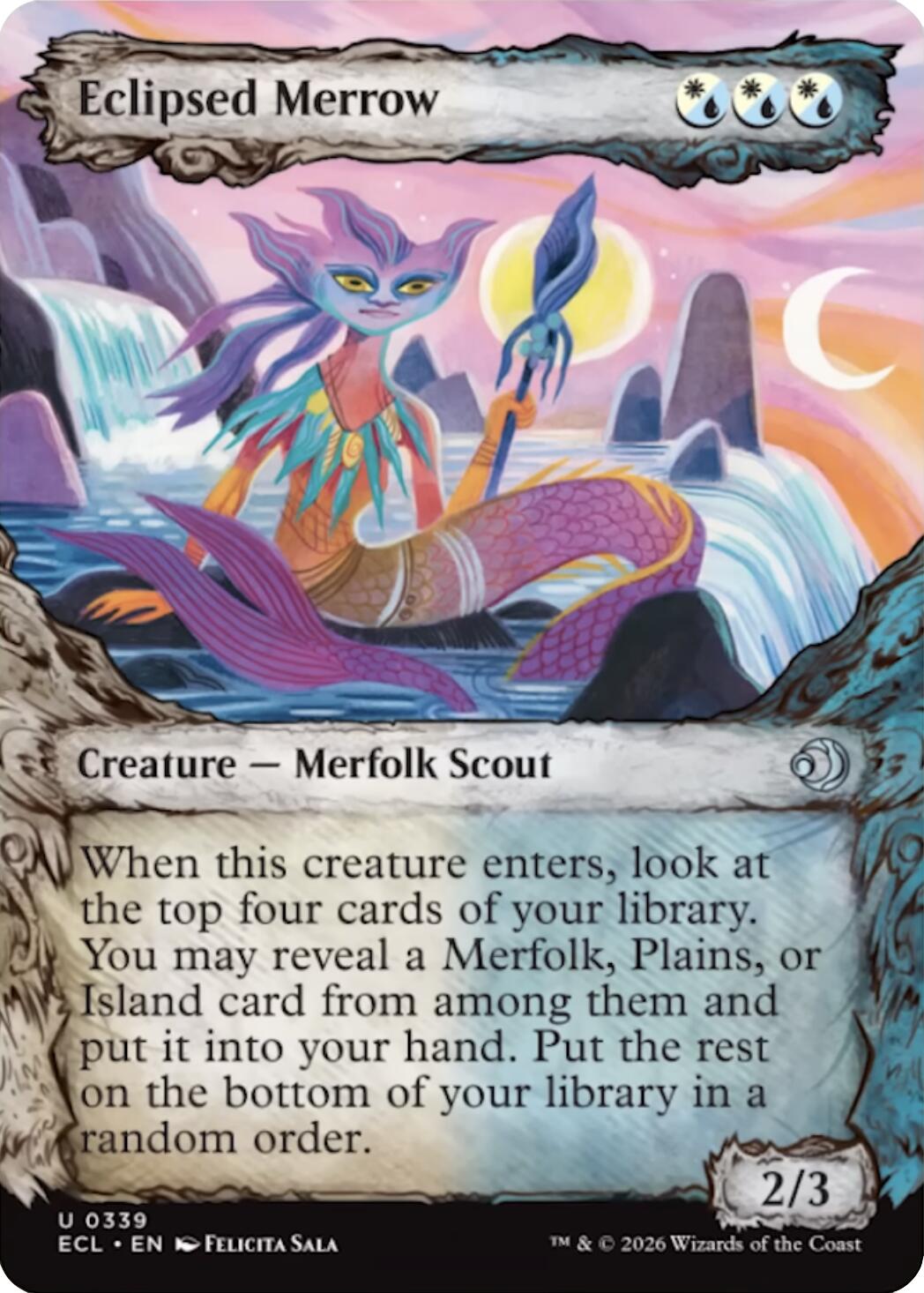 Eclipsed Merrow (Showcase) [Lorwyn Eclipsed] | Gate City Games LLC