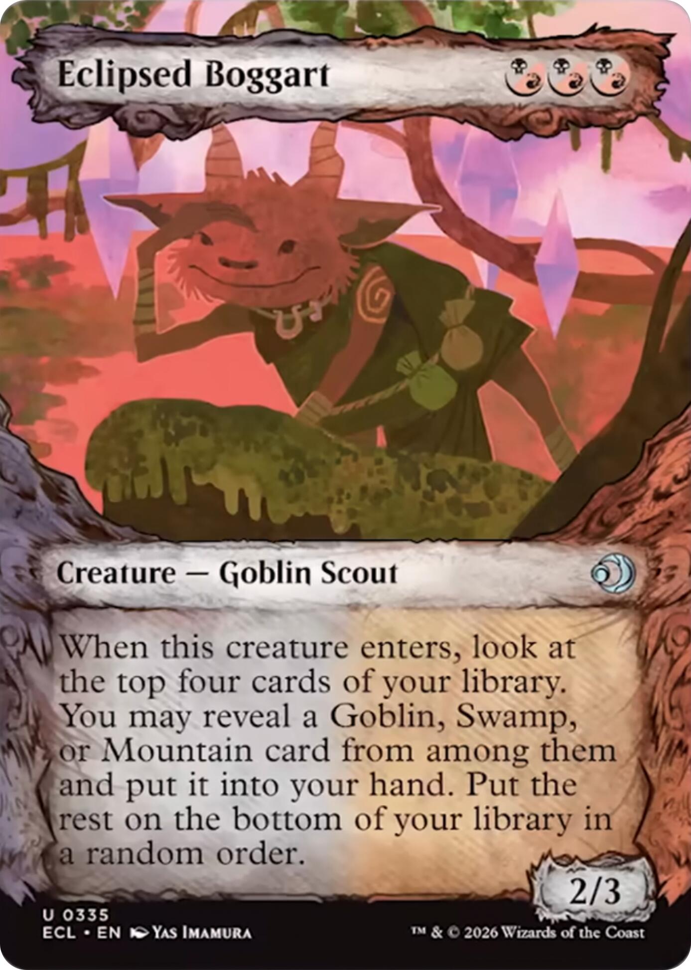Eclipsed Boggart (Showcase) [Lorwyn Eclipsed] | Gate City Games LLC