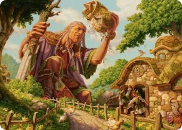 Curious Colossus Art Card [Lorwyn Eclipsed Art Series] | Gate City Games LLC