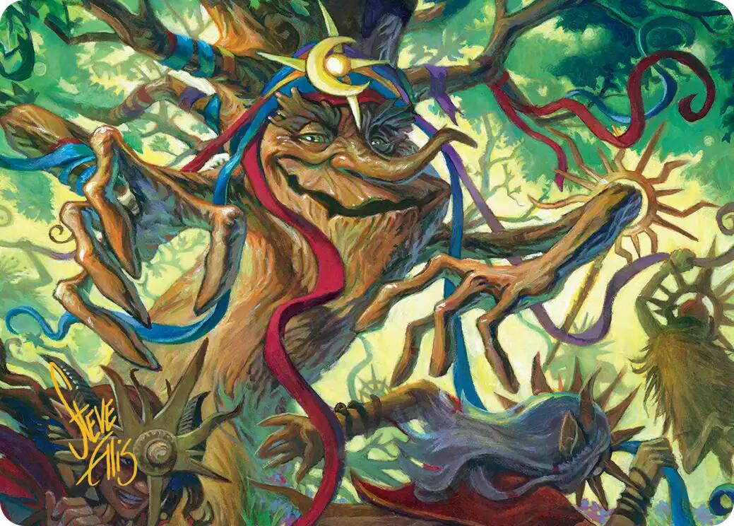 Sun-Dappled Celebrant Art Card (Gold-Stamped Signature) [Lorwyn Eclipsed Art Series] | Gate City Games LLC