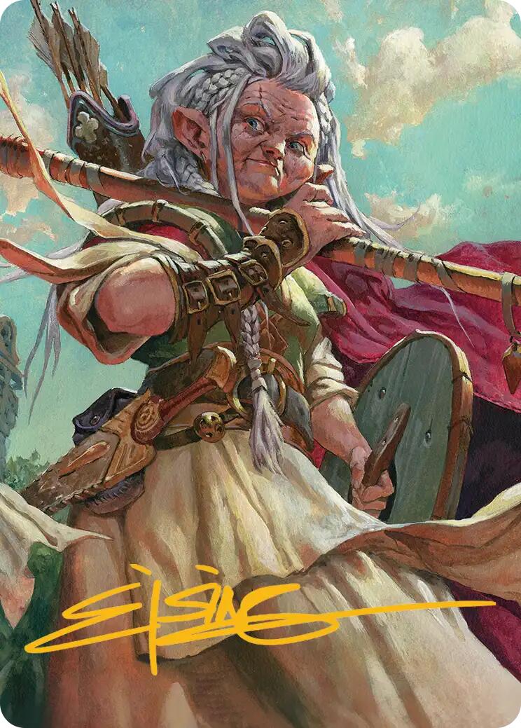 Brigid, Clachan's Heart Art Card (Gold-Stamped Signature) [Lorwyn Eclipsed Art Series] | Gate City Games LLC