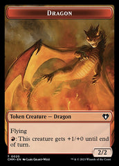Soldier // Dragon (0020) Double-Sided Token [Commander Masters Tokens] | Gate City Games LLC