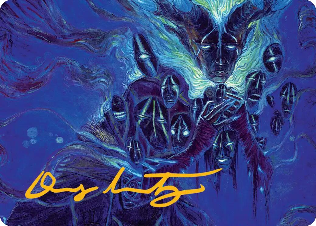 Thirst for Identity Art Card (Gold-Stamped Signature) [Lorwyn Eclipsed Art Series] | Gate City Games LLC