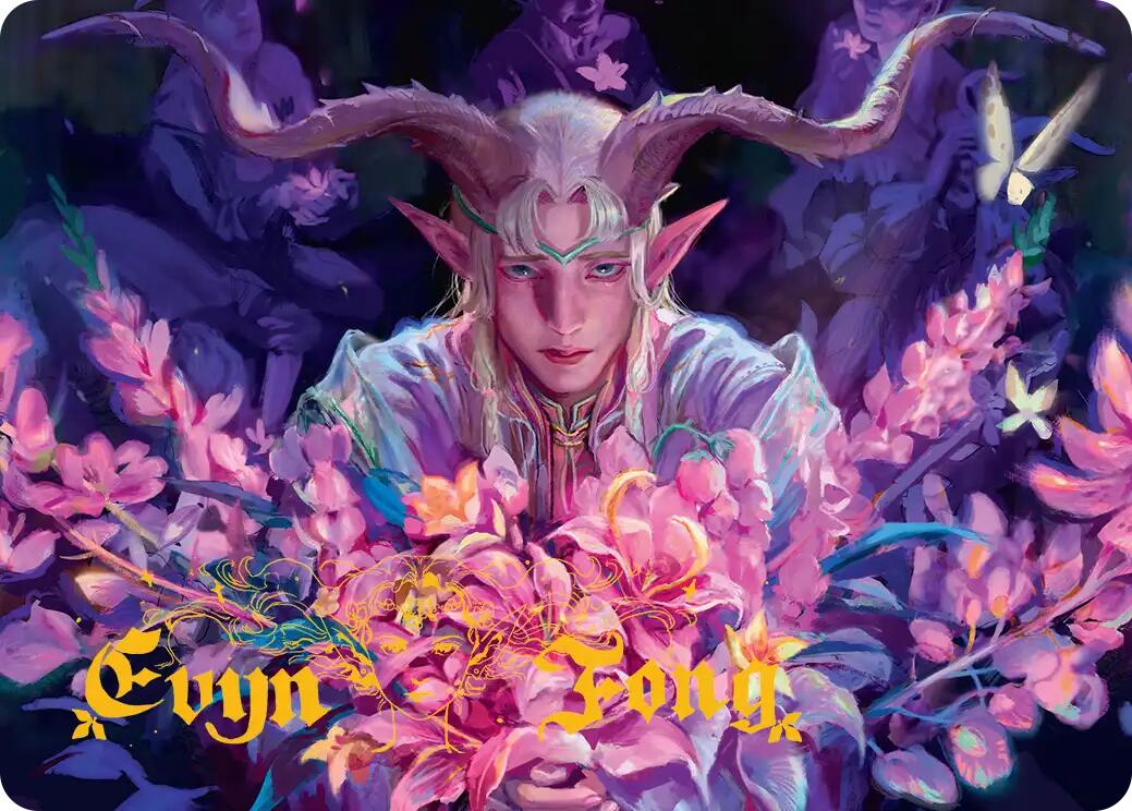 Dawnhand Eulogist Art Card (Gold-Stamped Signature) [Lorwyn Eclipsed Art Series] | Gate City Games LLC