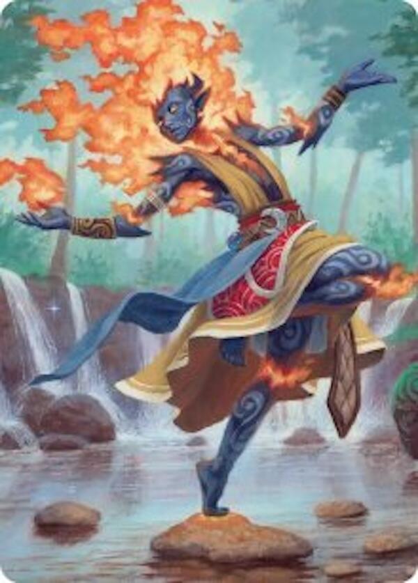 Ashling, Rekindled Art Card (16/54) [Lorwyn Eclipsed Art Series] | Gate City Games LLC