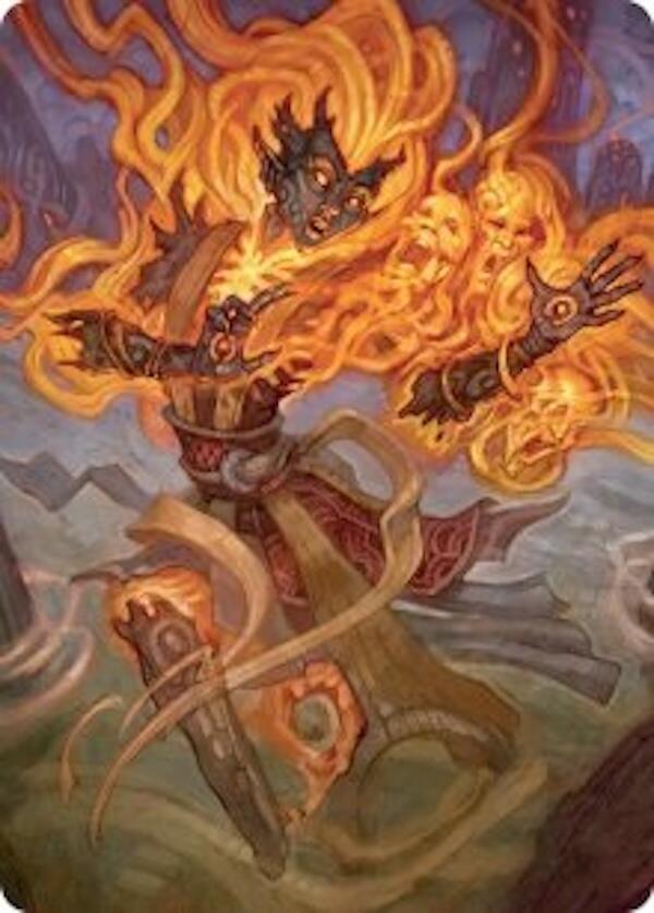 Ashling, Rekindled Art Card (33/54) [Lorwyn Eclipsed Art Series] | Gate City Games LLC