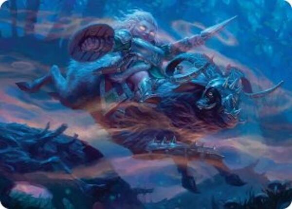 Bristlebane Outrider Art Card [Lorwyn Eclipsed Art Series] | Gate City Games LLC