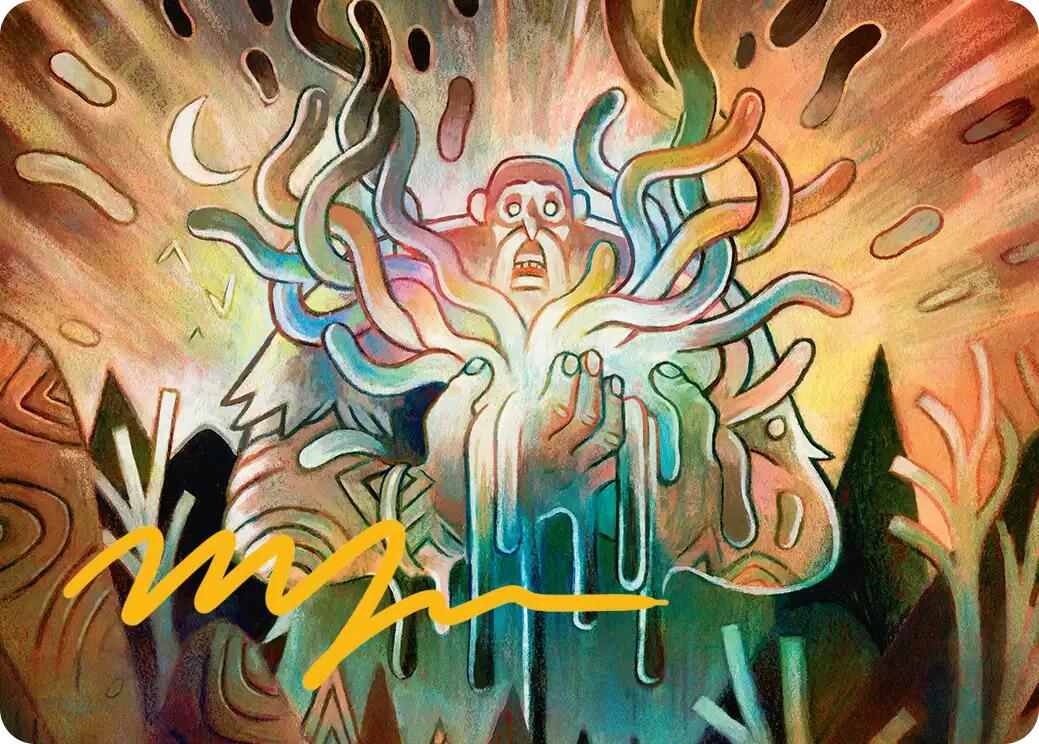 Aurora Awakener Art Card (40/54) (Gold-Stamped Signature) [Lorwyn Eclipsed Art Series] | Gate City Games LLC