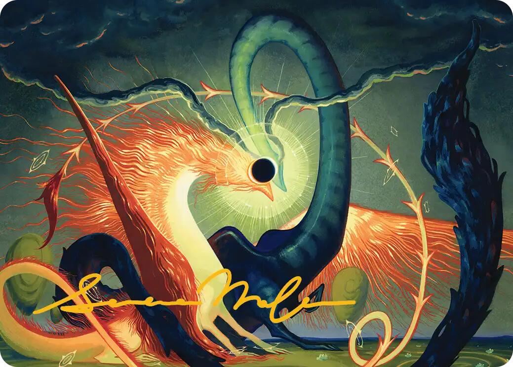Celestial Reunion Art Card (42/54) (Gold-Stamped Signature) [Lorwyn Eclipsed Art Series] | Gate City Games LLC