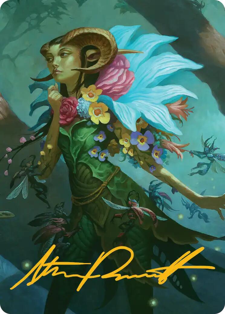 Maralen, Fae Ascendant Art Card (Gold-Stamped Signature) [Lorwyn Eclipsed Art Series] | Gate City Games LLC