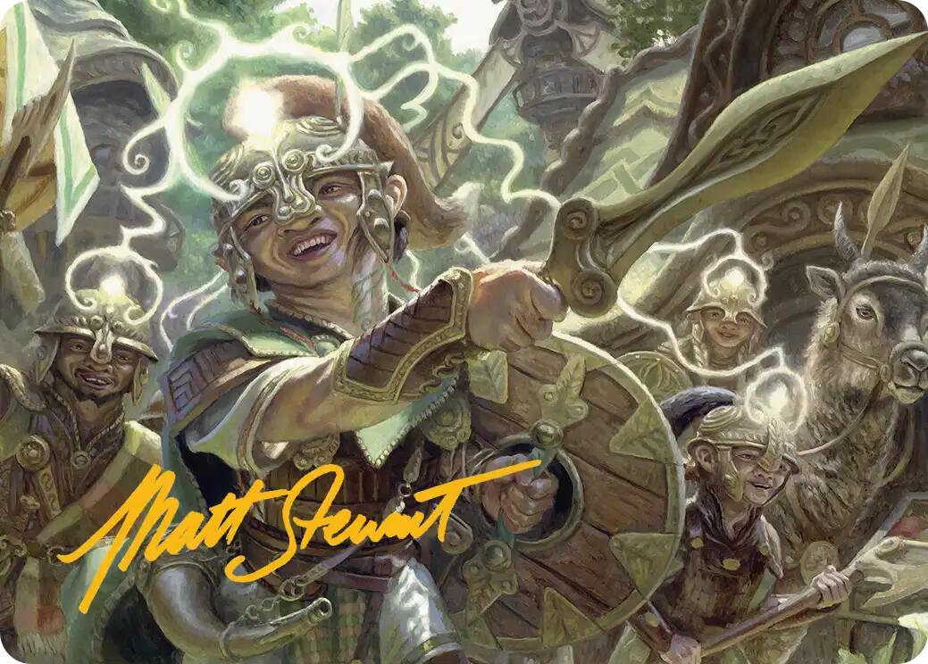 Thoughtweft Lieutenant Art Card (Gold-Stamped Signature) [Lorwyn Eclipsed Art Series] | Gate City Games LLC