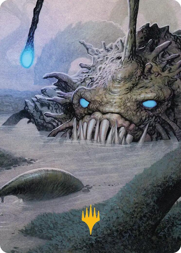 Deceit Art Card (Gold-Stamped Planeswalker Symbol) [Lorwyn Eclipsed Art Series] | Gate City Games LLC
