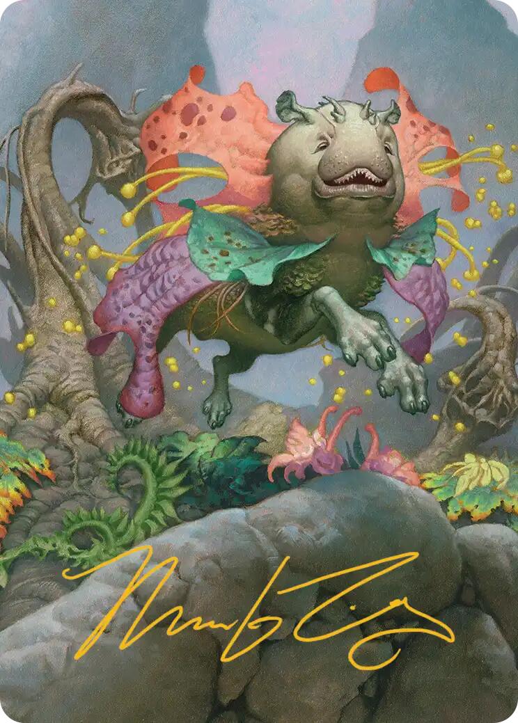Vibrance Art Card (Gold-Stamped Signature) [Lorwyn Eclipsed Art Series] | Gate City Games LLC