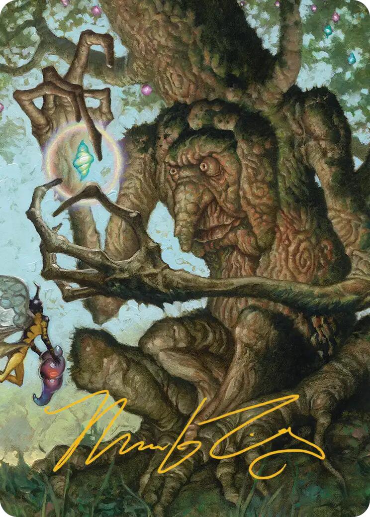 Faeburrow Elder Art Card (Gold-Stamped Signature) [Lorwyn Eclipsed Art Series] | Gate City Games LLC