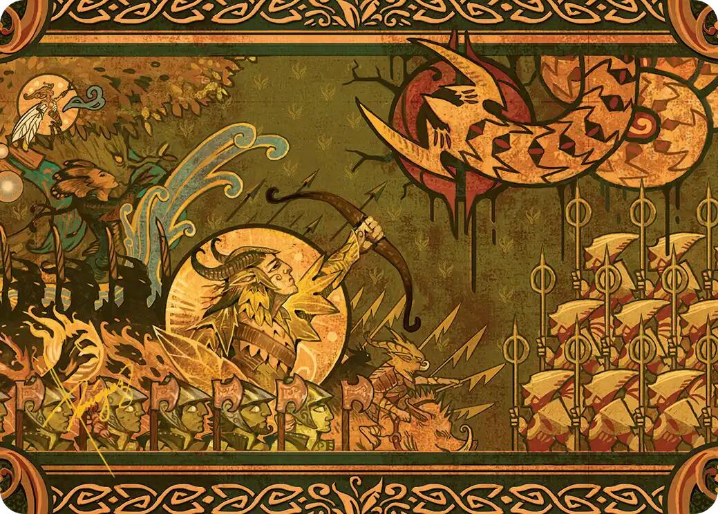 Chronicle of Victory Art Card (Gold-Stamped Signature) [Lorwyn Eclipsed Art Series] | Gate City Games LLC