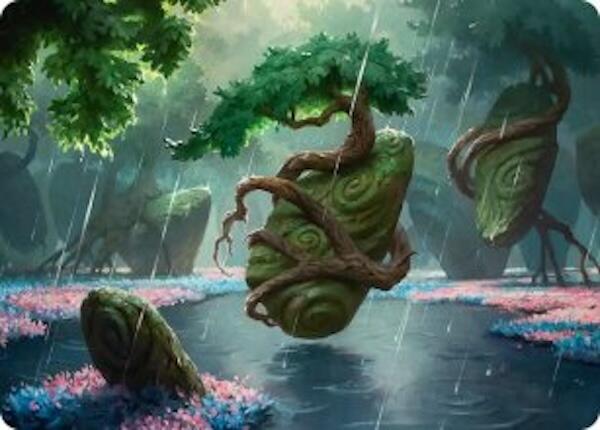 Rain-Slicked Copse Art Card [Lorwyn Eclipsed Art Series] | Gate City Games LLC