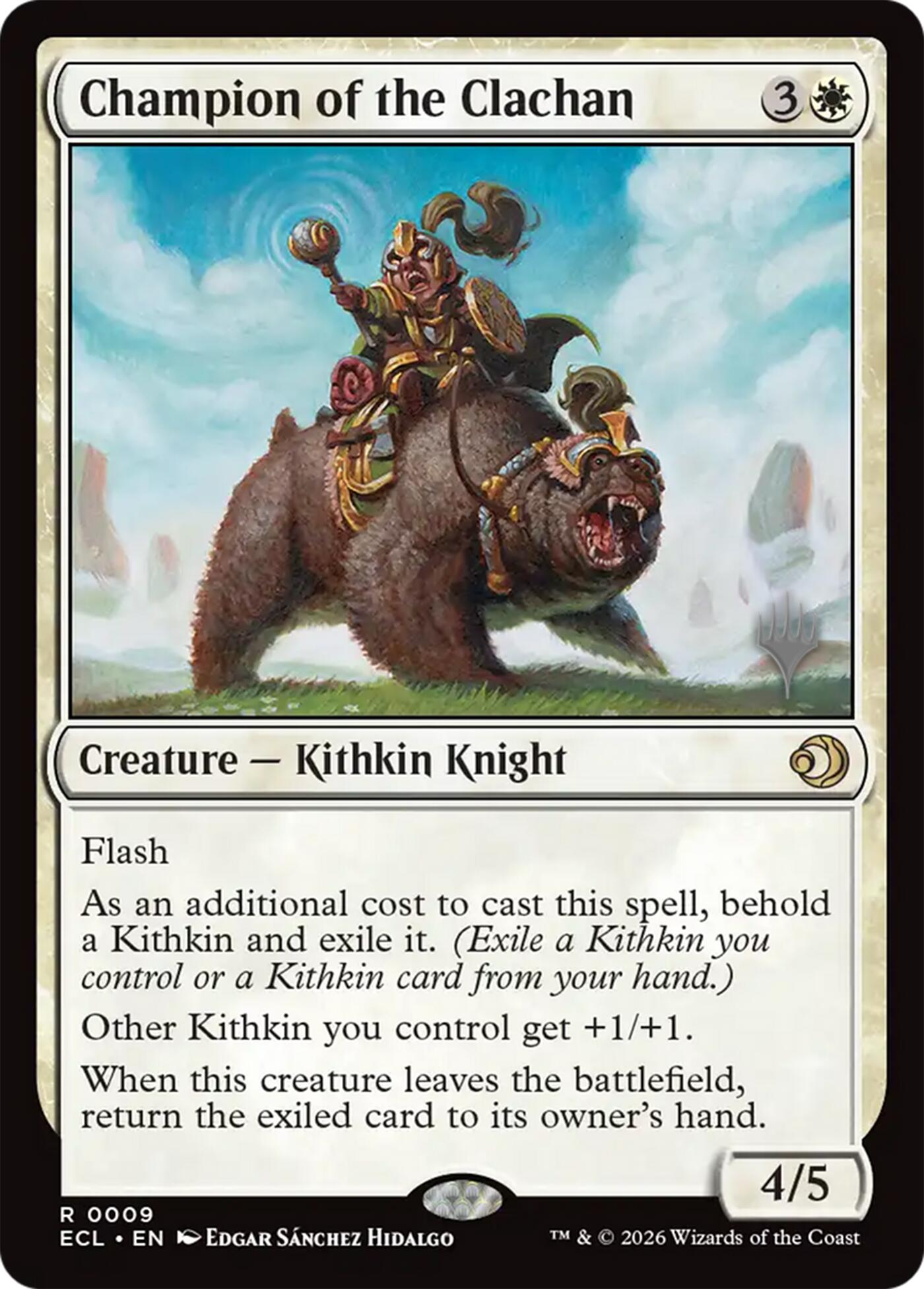 Champion of the Clachan [Lorwyn Eclipsed Promos] | Gate City Games LLC