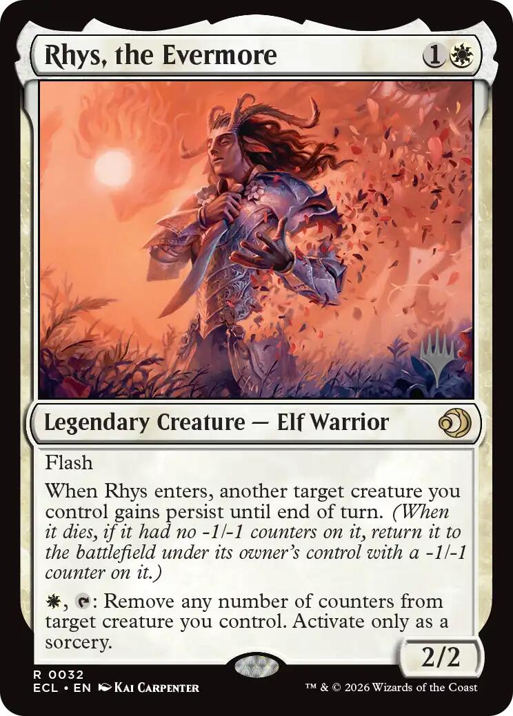 Rhys, the Evermore [Lorwyn Eclipsed Promos] | Gate City Games LLC