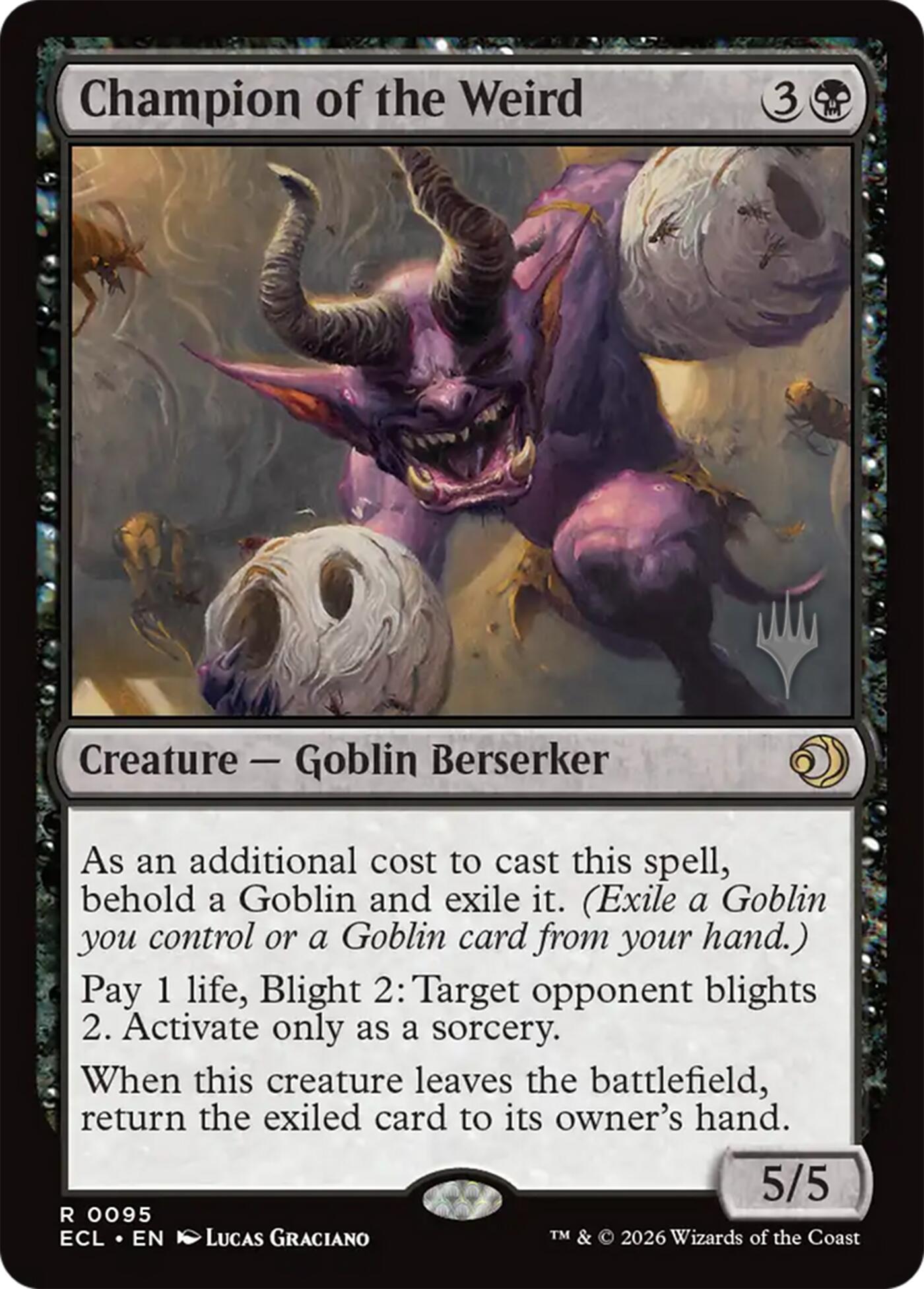 Champion of the Weird [Lorwyn Eclipsed Promos] | Gate City Games LLC
