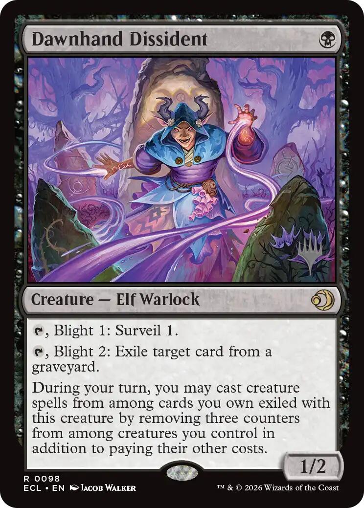Dawnhand Dissident [Lorwyn Eclipsed Promos] | Gate City Games LLC