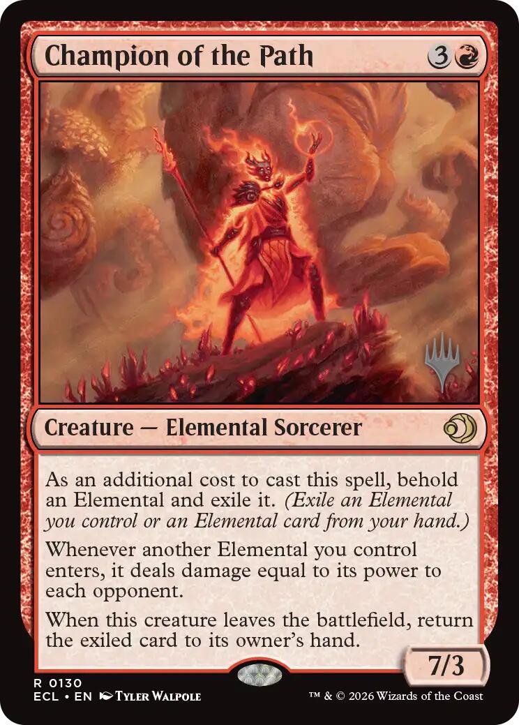 Champion of the Path [Lorwyn Eclipsed Promos] | Gate City Games LLC