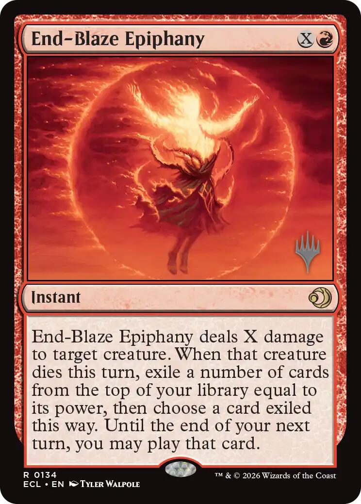 End-Blaze Epiphany [Lorwyn Eclipsed Promos] | Gate City Games LLC