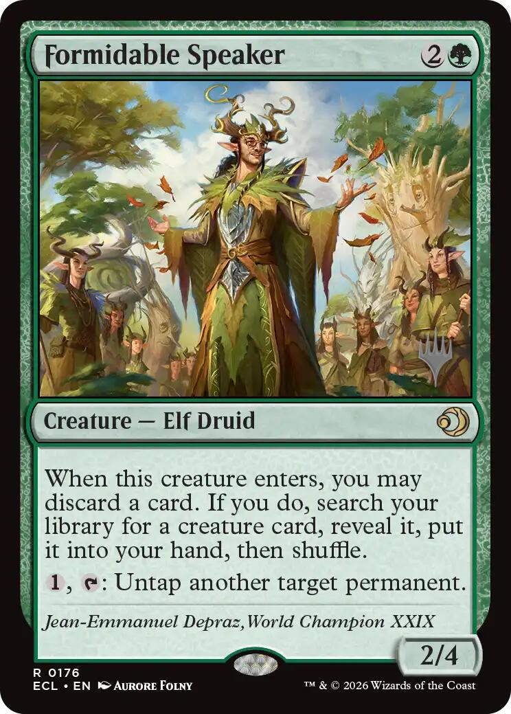 Formidable Speaker [Lorwyn Eclipsed Promos] | Gate City Games LLC