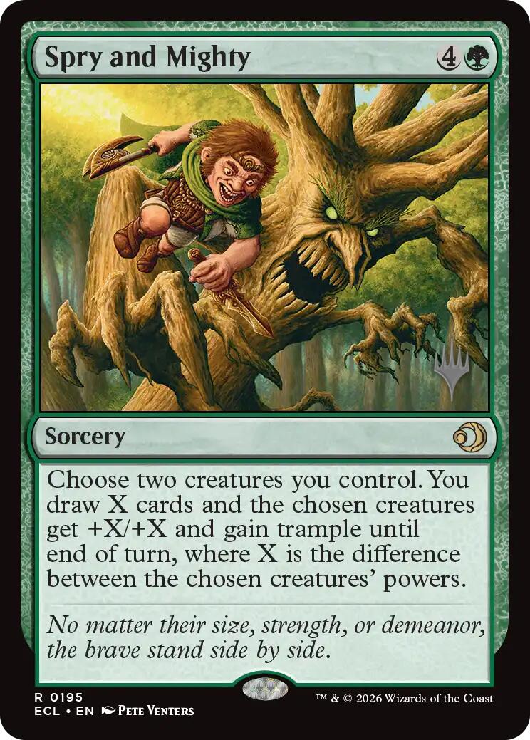 Spry and Mighty [Lorwyn Eclipsed Promos] | Gate City Games LLC