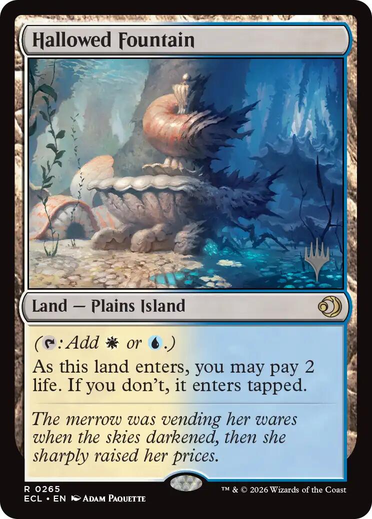 Hallowed Fountain [Lorwyn Eclipsed Promos] | Gate City Games LLC