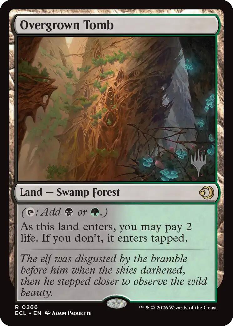 Overgrown Tomb [Lorwyn Eclipsed Promos] | Gate City Games LLC