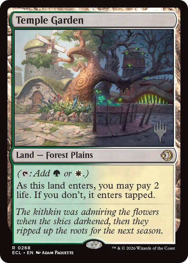 Temple Garden [Lorwyn Eclipsed Promos] | Gate City Games LLC
