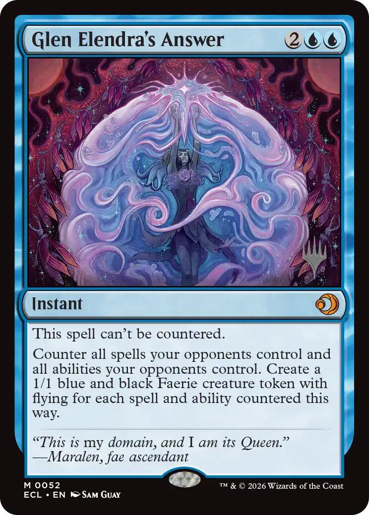Glen Elendra's Answer [Lorwyn Eclipsed Promos] | Gate City Games LLC