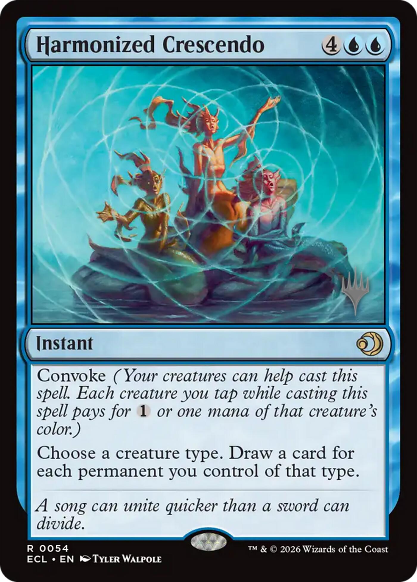 Harmonized Crescendo [Lorwyn Eclipsed Promos] | Gate City Games LLC