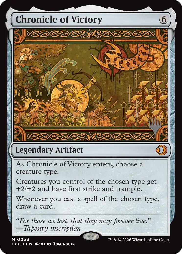 Chronicle of Victory [Lorwyn Eclipsed Promos] | Gate City Games LLC