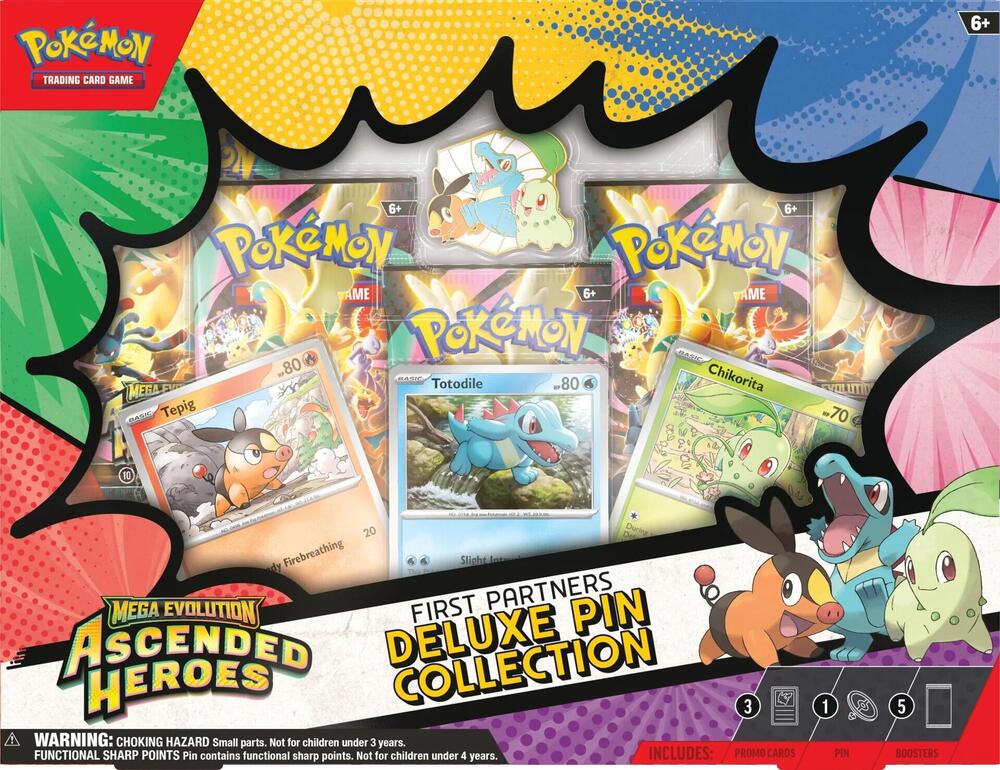 Pokemon First Partners Deluxe Pin Collection | Gate City Games LLC