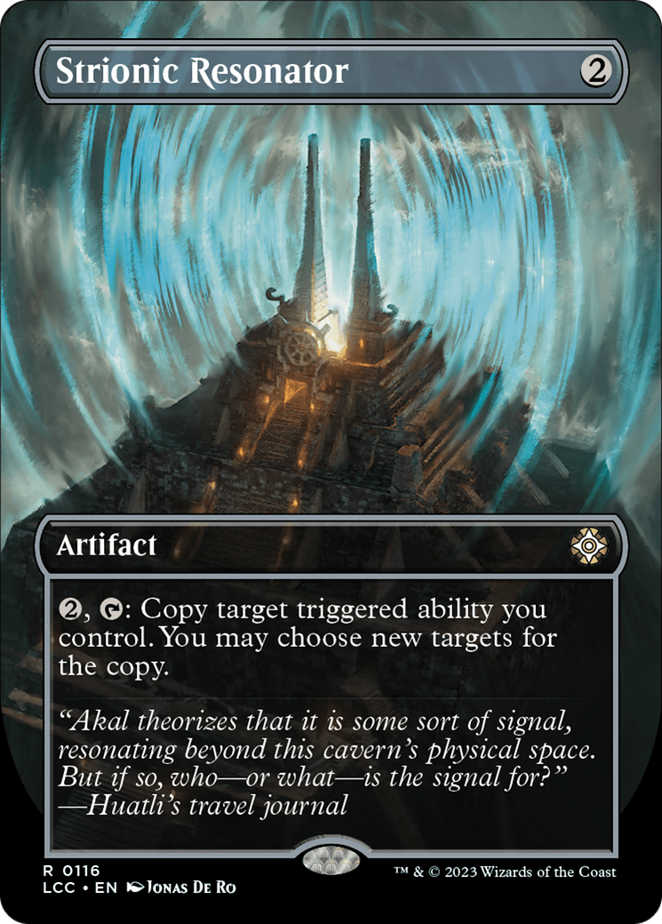 Strionic Resonator (Borderless) [The Lost Caverns of Ixalan Commander] | Gate City Games LLC