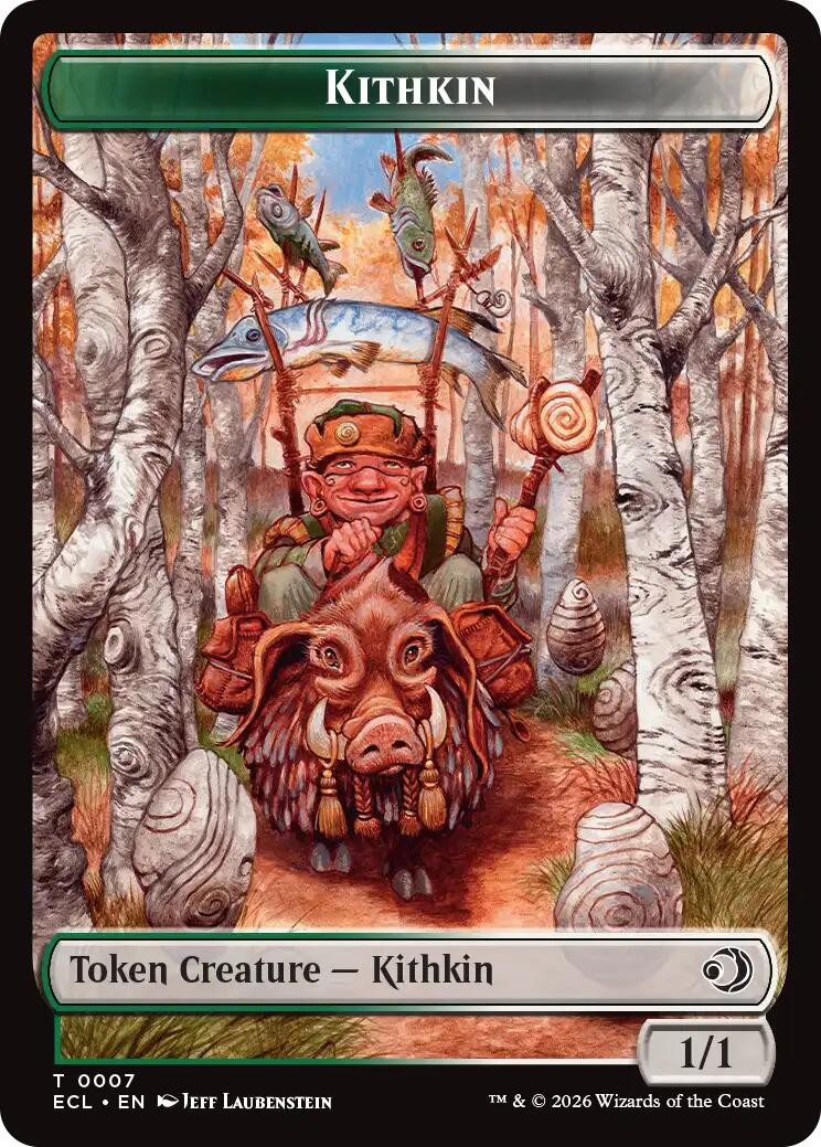 Kithkin // Treasure Double-Sided Token [Lorwyn Eclipsed Tokens] | Gate City Games LLC