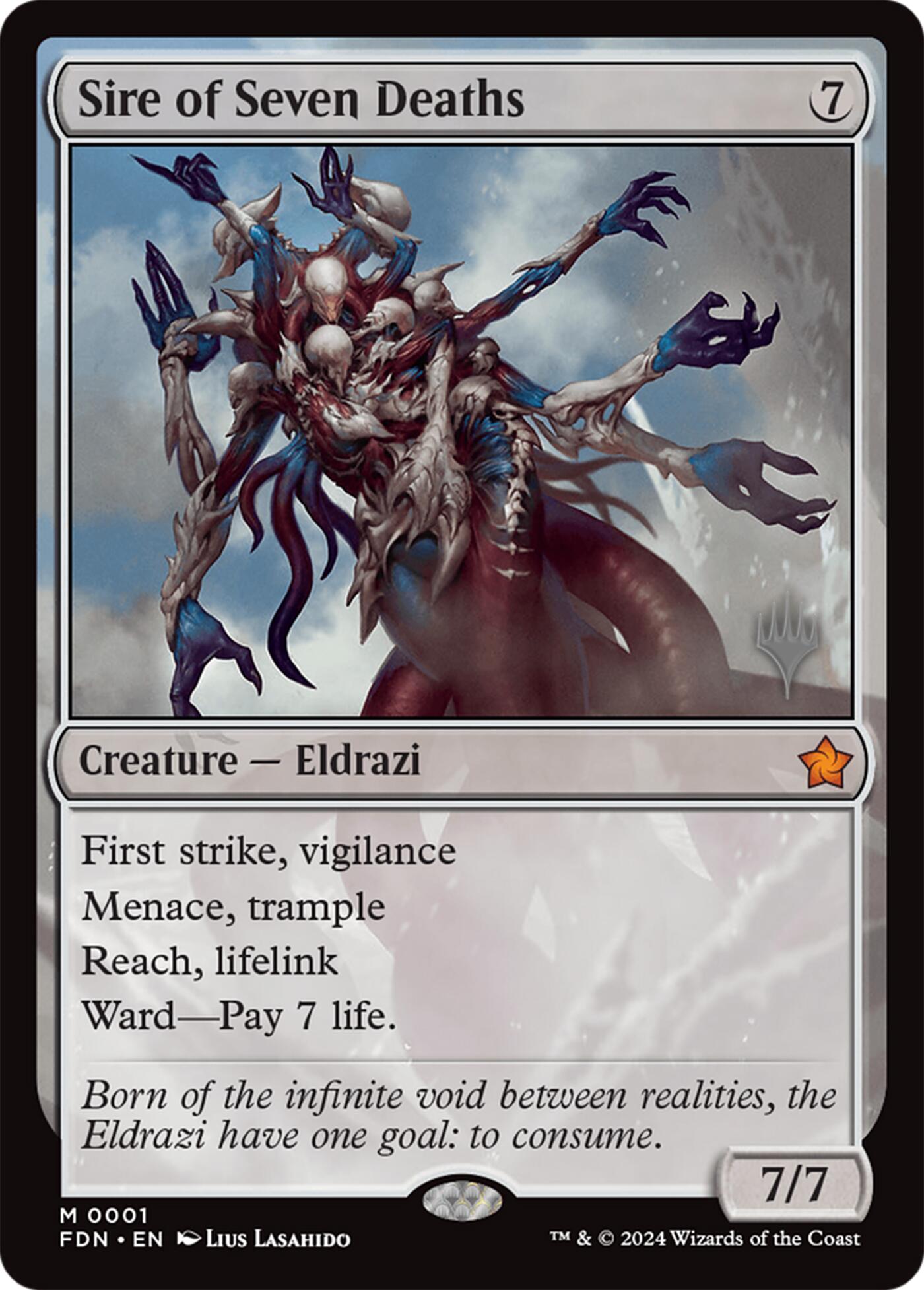 Sire of Seven Deaths [Lorwyn Eclipsed Promos] | Gate City Games LLC